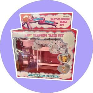 Mommy To Be Doll Changing Table Set 1992 Judith Corporation NEW NIB